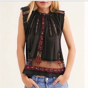 EUC Free People Morocco Tank Top